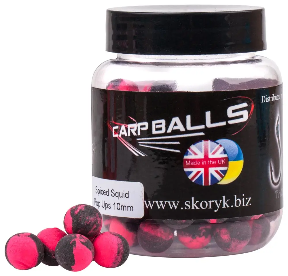 Бойли Carp Balls Pop Up Spiced Squid 10mm