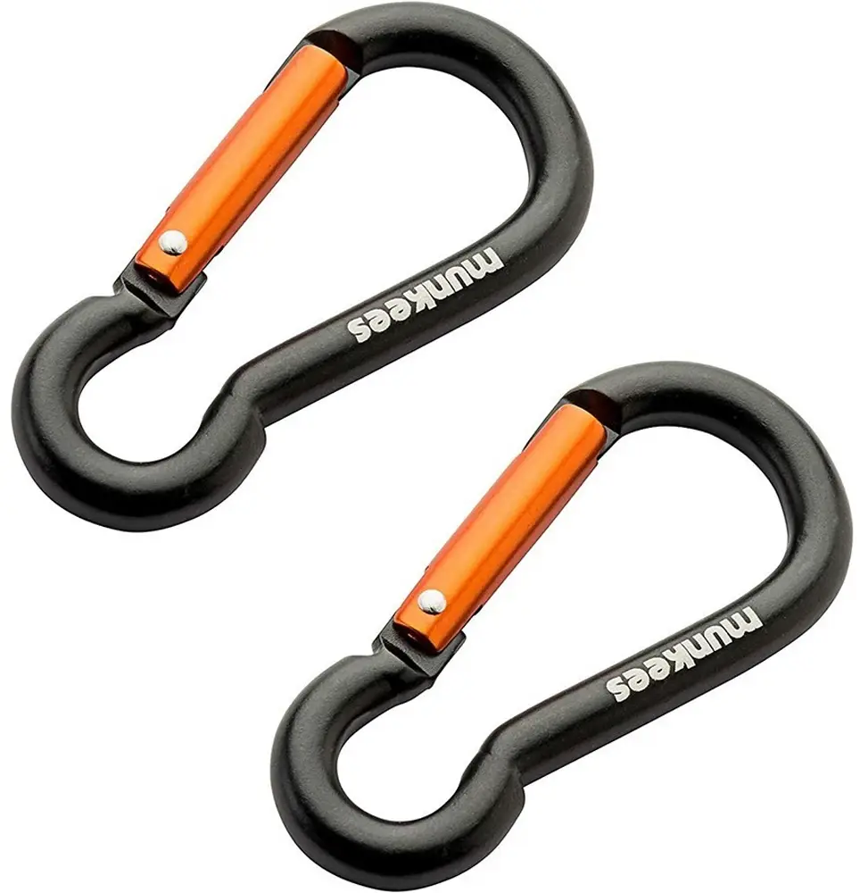 Карабін Munkees Pear 6x60 mm 2-Pack Black