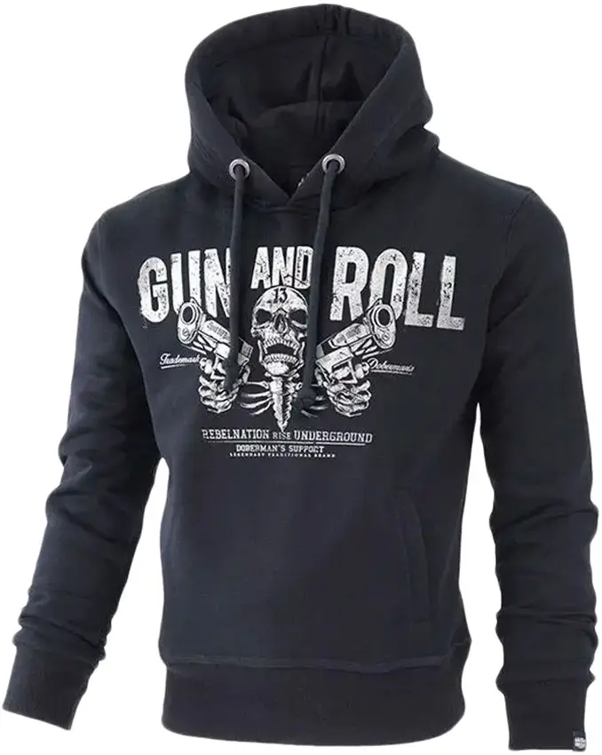 Худи Dobermans Aggressive Gun and Roll BK192BK M