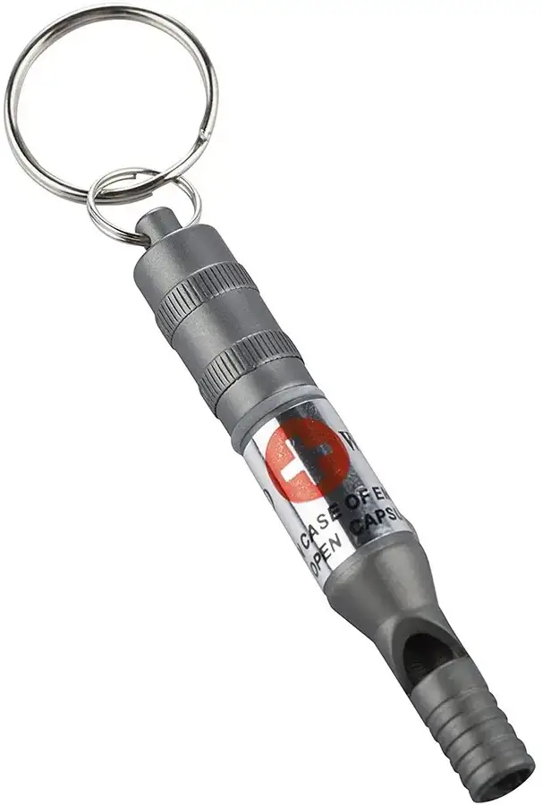 Брелок Munkees Emergency Whistle Grey