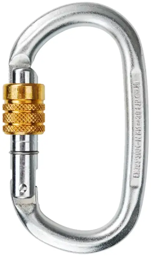 Карабин Edelrid Steel Oval Screw Silver