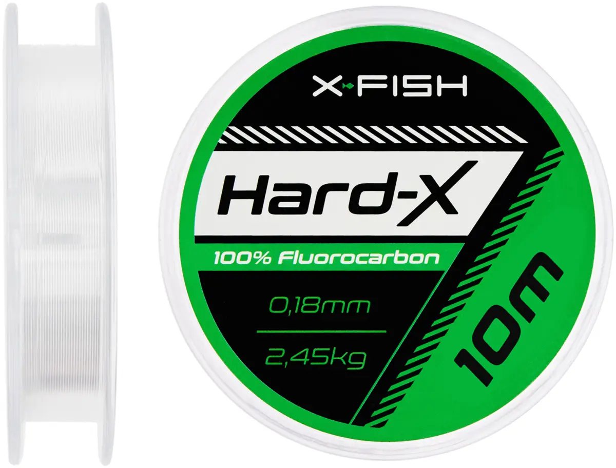 Флюорокарбон X-Fish Hard-X 10m (clear) 0.18mm 2.45kg