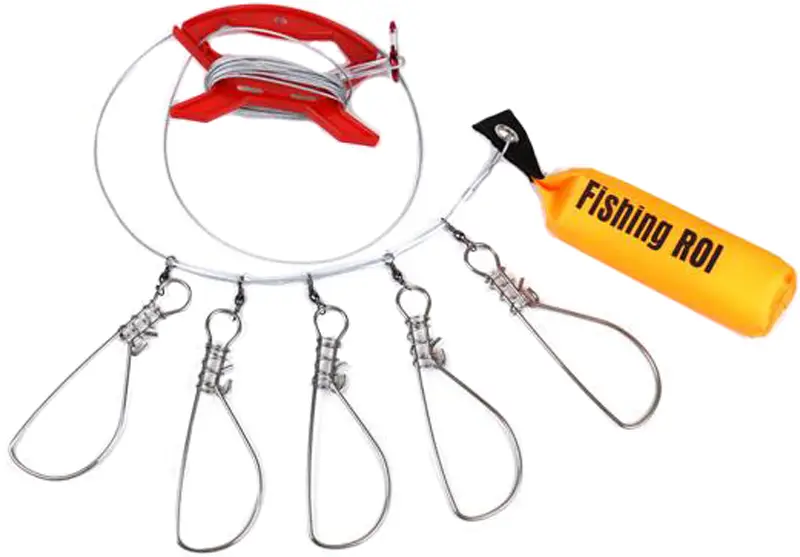 Кукан Fishing ROI з поплавцем на 5 карабінів
