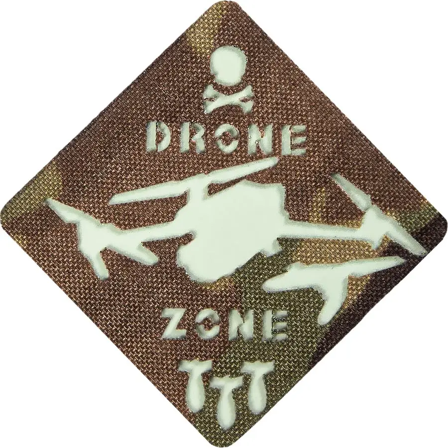 Патч Camotec Dron Zone Camo/Lumin