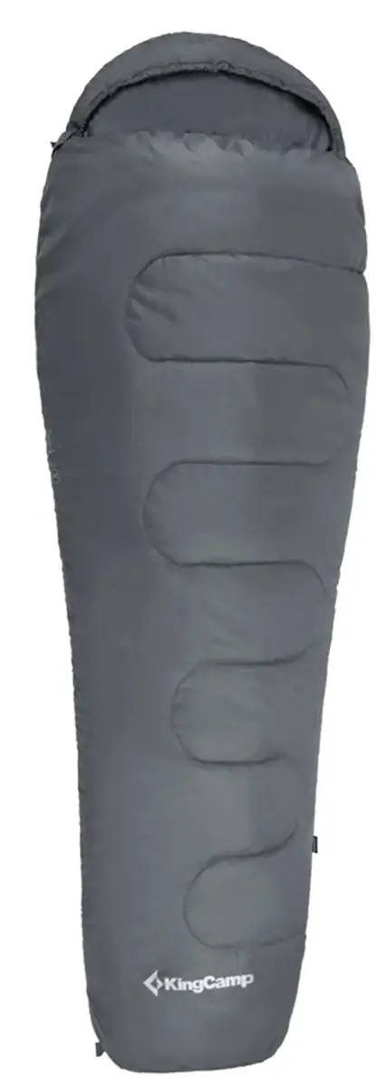 Спальний мішок KingCamp Treck 300 L Comf +6°C / Lim +2°C / Extr -13°C Grey