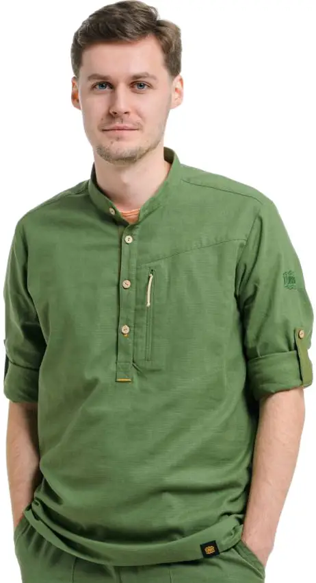 Сорочка Turbat Madeira Hemp Mns M Bronze Green