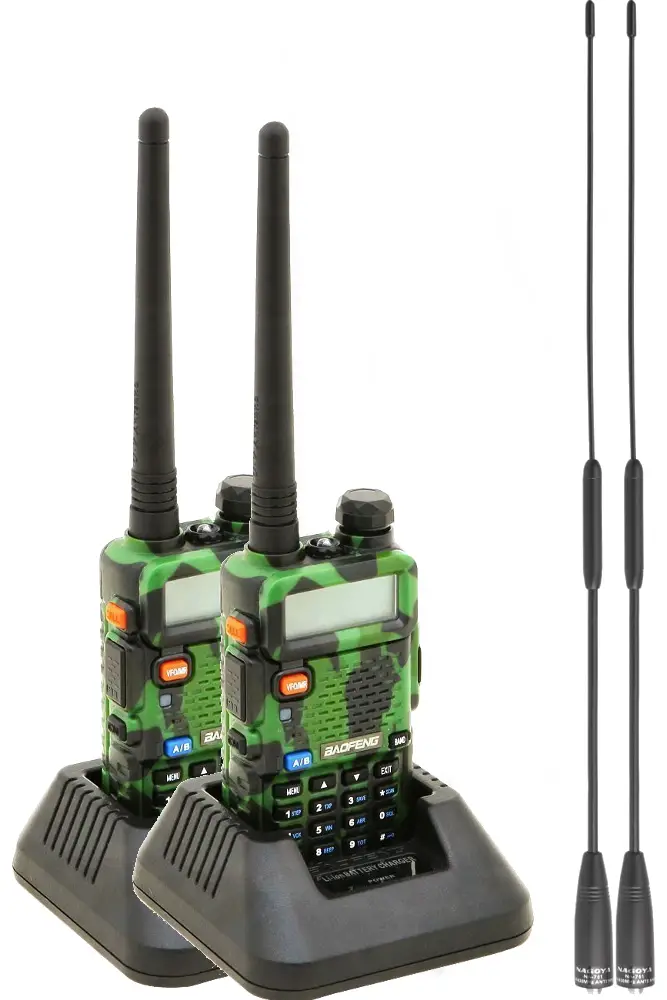 Комплект раций Baofeng UV-5R Urban для города Camo