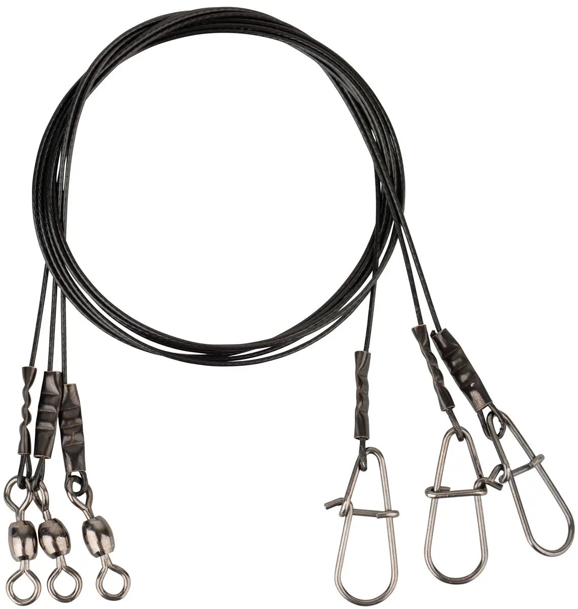 Повідець Savage Gear Black7 Trace 30cm 0.45mm 11kg (3 шт/уп.)