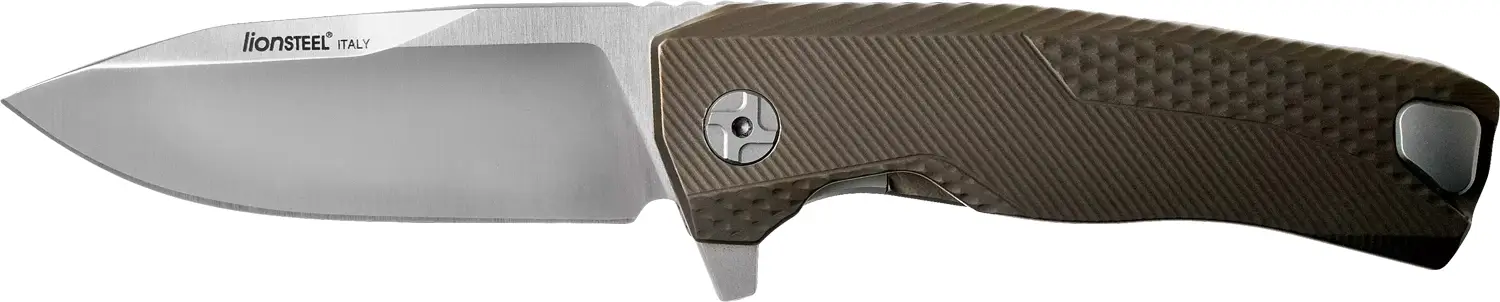 Ніж Lionsteel ROK Titanium Bronzo