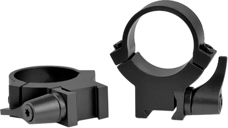 Швидкознімні кільця Warne Rimfire QD. d - 25.4 мм. High. 11 мм