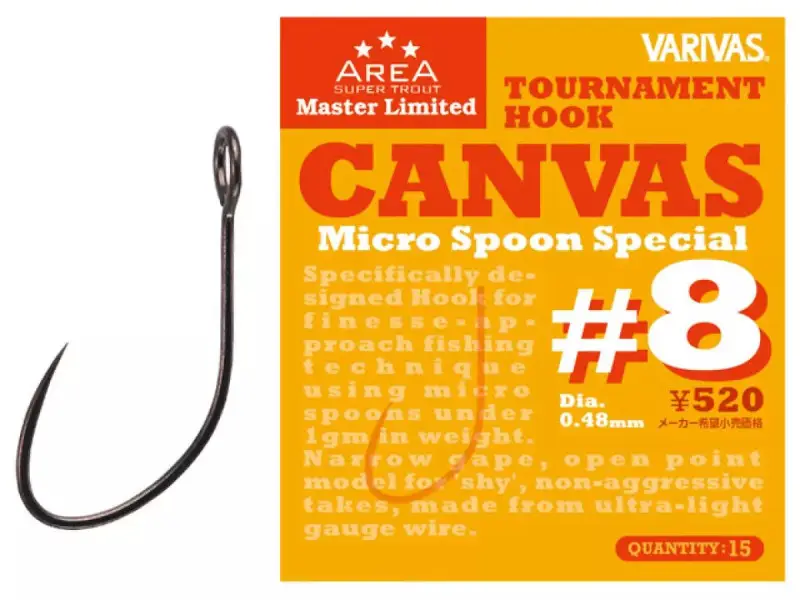 Крючок Varivas Tournament Hook Canvas №8