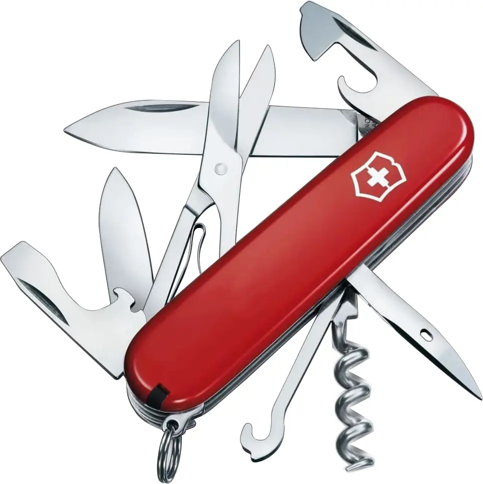 Ніж Victorinox Climber Ukraine 1.3703.1.3 Червоно-Чорний