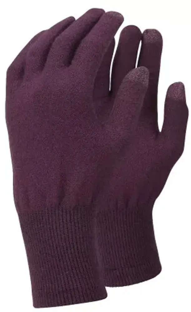 Рукавички Trekmates Merino Touch Glove XL Blackcurrant