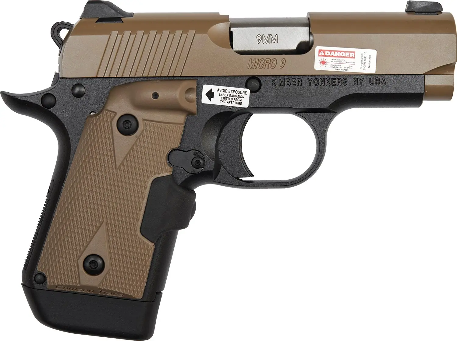 Пістолет спортивний Kimber Micro 9 Desert Night (LG) кал. 9мм (9х19)