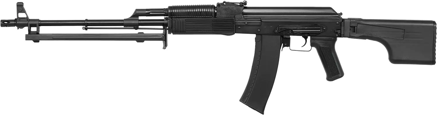 Винтовка страйкбольная LCT RPKS74MN РПК-74М Polymer Black 6 мм