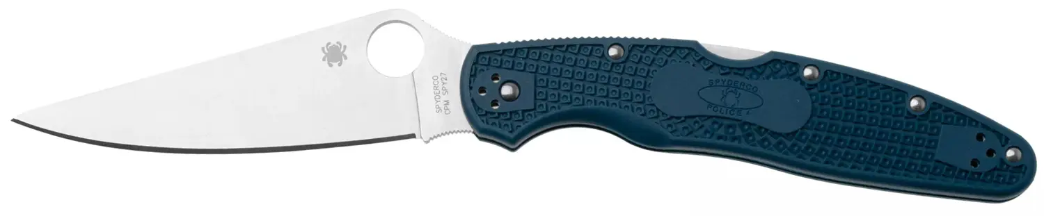 Ніж Spyderco Police 4 Lightweight Cobalt Blue