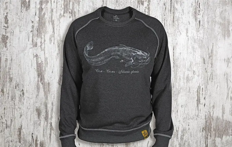 Свитшот Fish-Point "Сом" M Серый