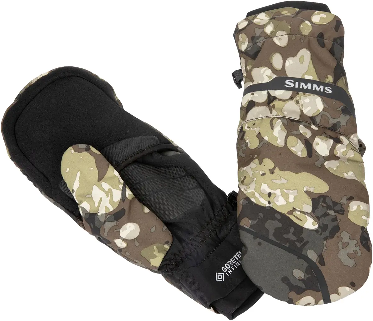 Перчатки Simms Gore-Tex Infinium Foldover Mitt XXL Riparian Camo