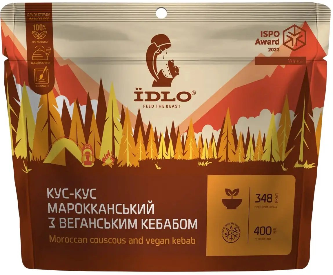 Кус-кус ЇDLO марокканський з веганським кебабом 90г