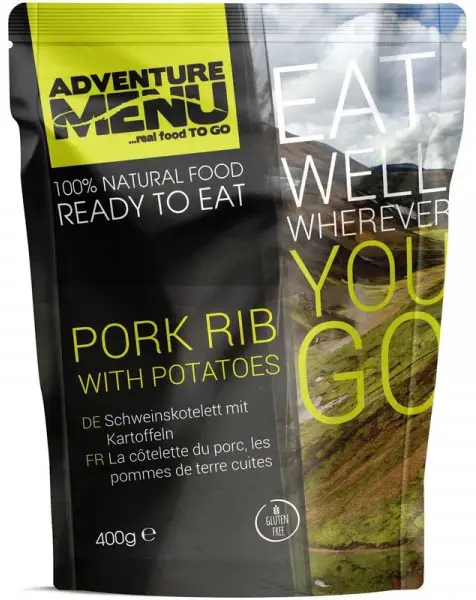 Свиняче ребро з відварною картоплею Adventure Menu