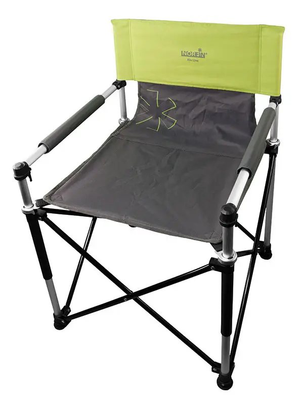 Крісло Norfin Varberg max100кг / NF Alu Чорний/зелений