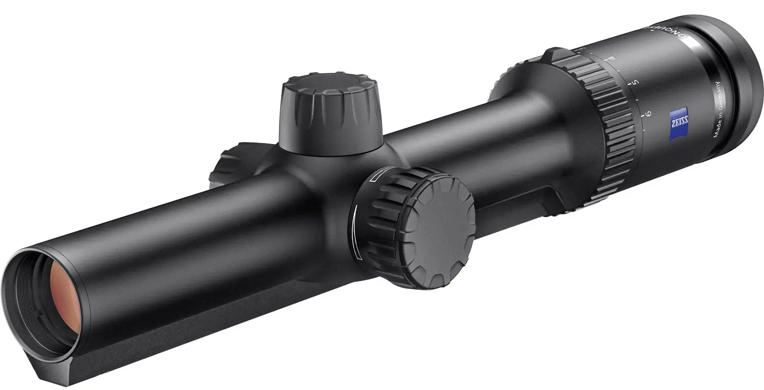 Прицел оптический Zeiss Conquest V6 1.1-6x24 M сетка 60 с подсветкой. Шина Zeiss ZM/VM