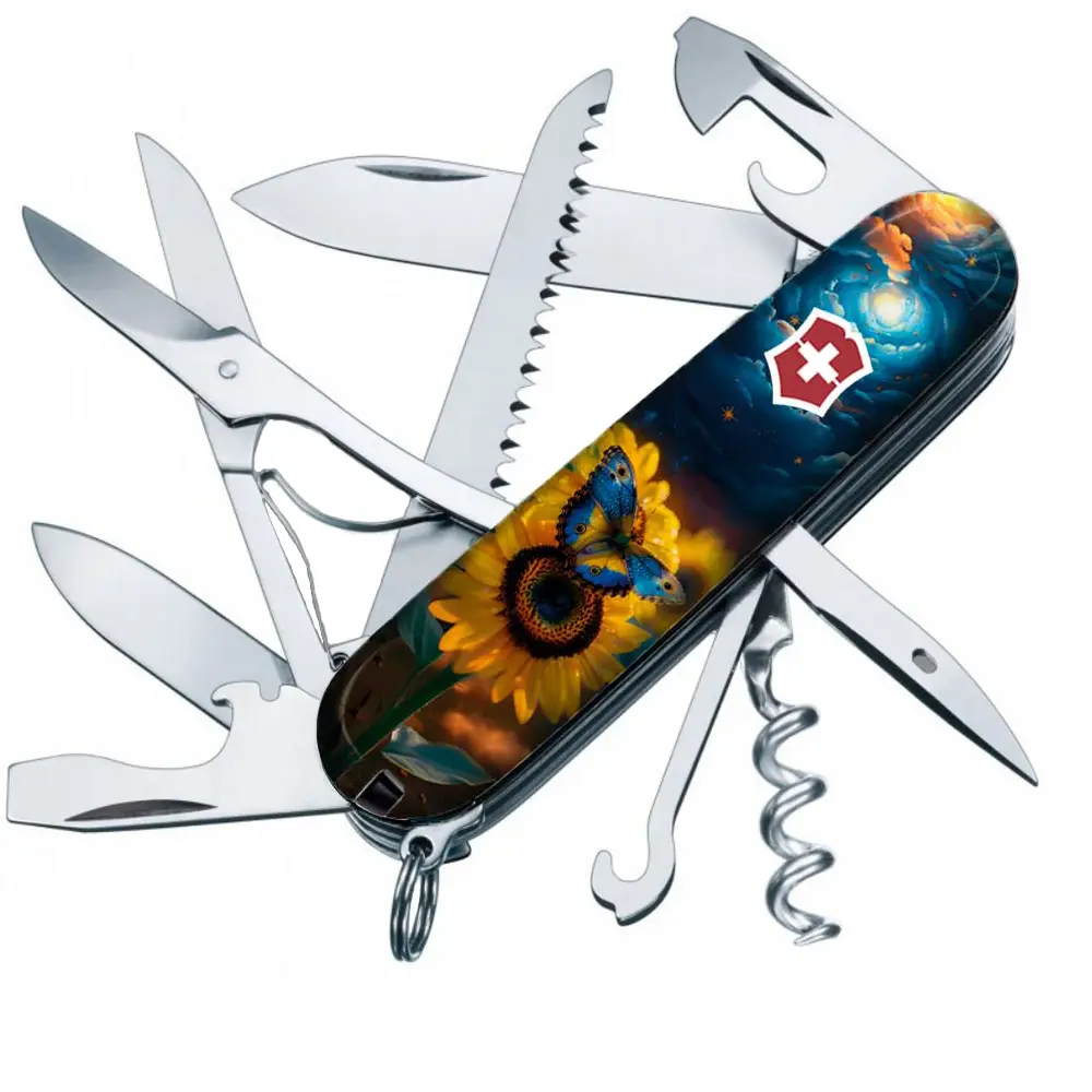 Нож Victorinox Huntsman Ukraine. Звездная бабочка