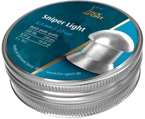Пули пневматические H&N Field Target Trophy. Кал. 5.5 мм. Вес - 0.91 г. 250 шт/уп