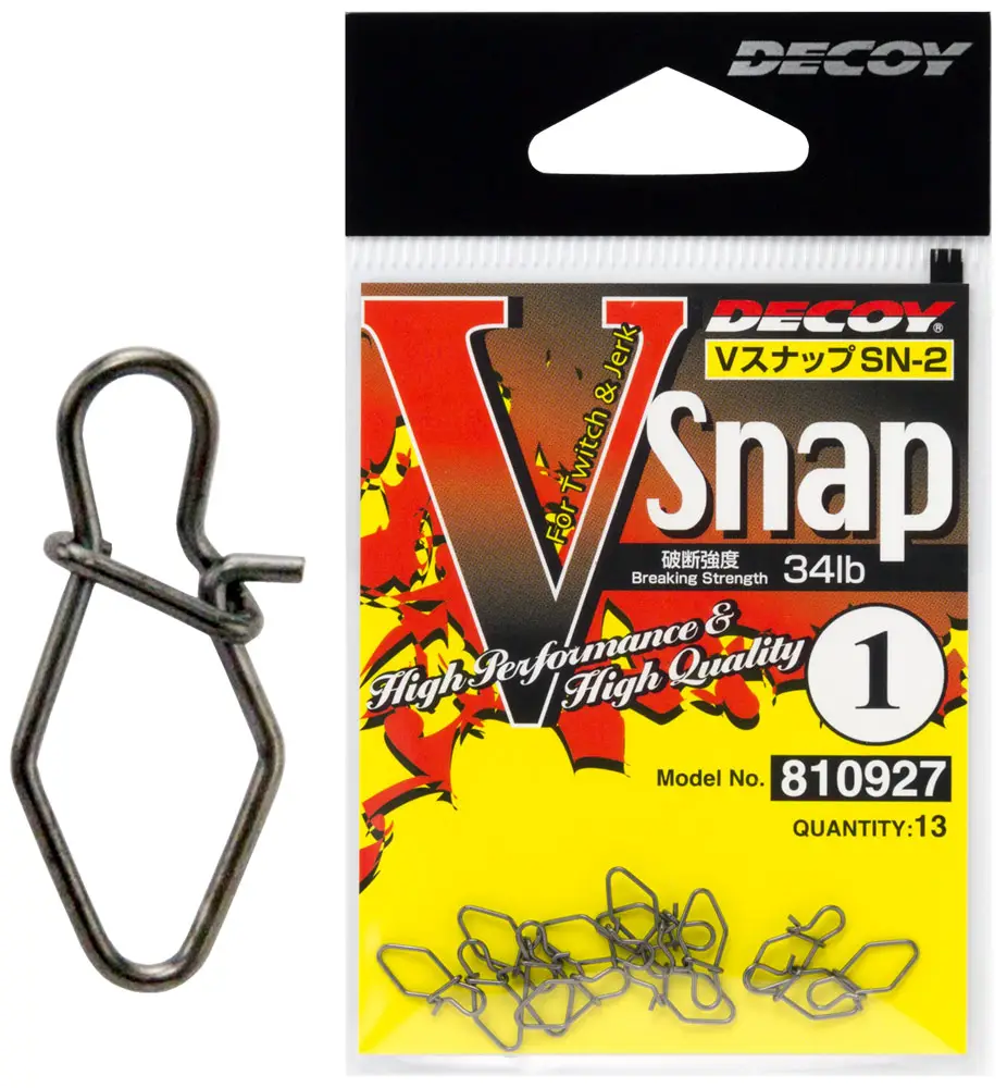 Застібка Decoy SN-2 V Snap #2 38lb (13 шт/уп)