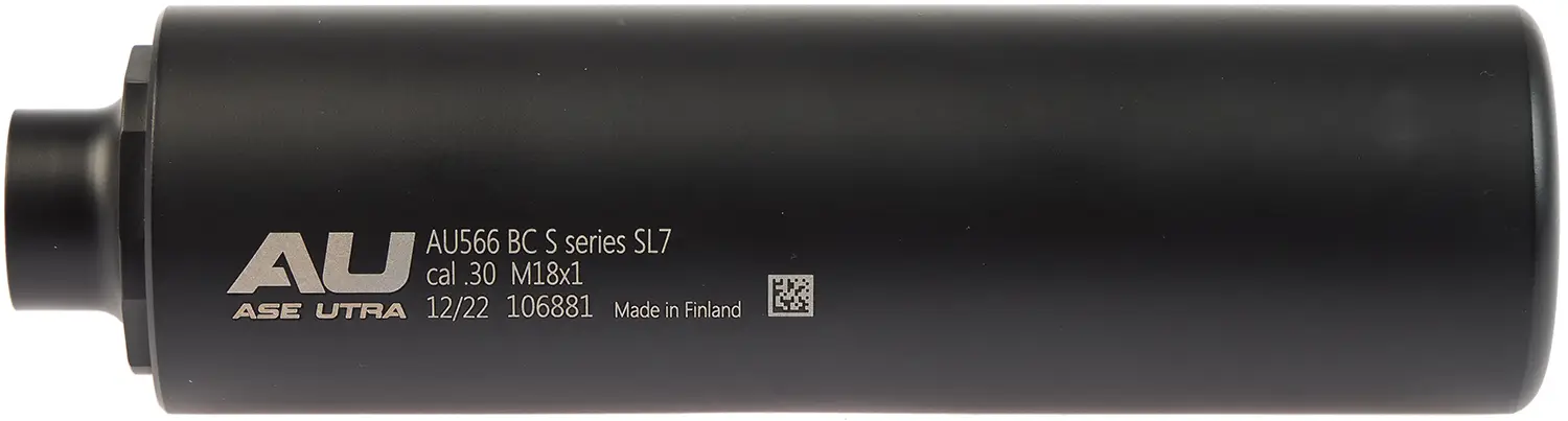 Саундмодератор Ase Utra SL7 CeraKote .30 (под кал. 270 Win; 7x64; 7mm Rem Mag; 308 Win; 30-06 и 300 Win Mag). Резьба - M18x1.