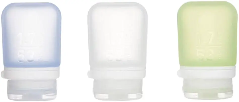 Набор емкостей Humangear GoToob+ 3-Pack. Small. Clear/Green/Blue