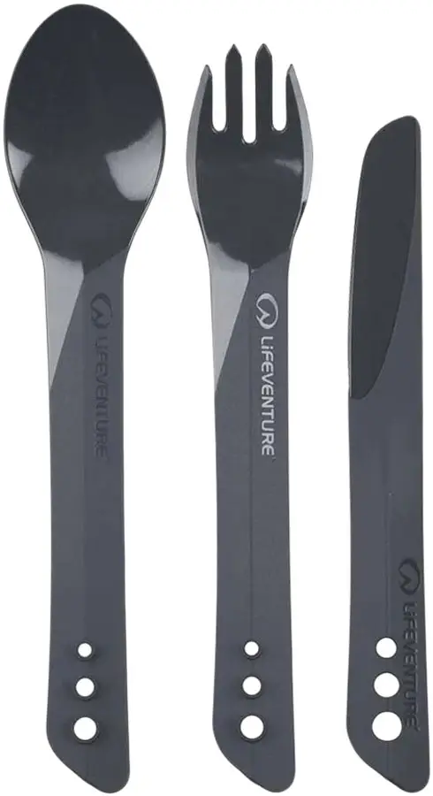 Набір столових приборів Lifeventure Ellipse Cutlery Set Graphite