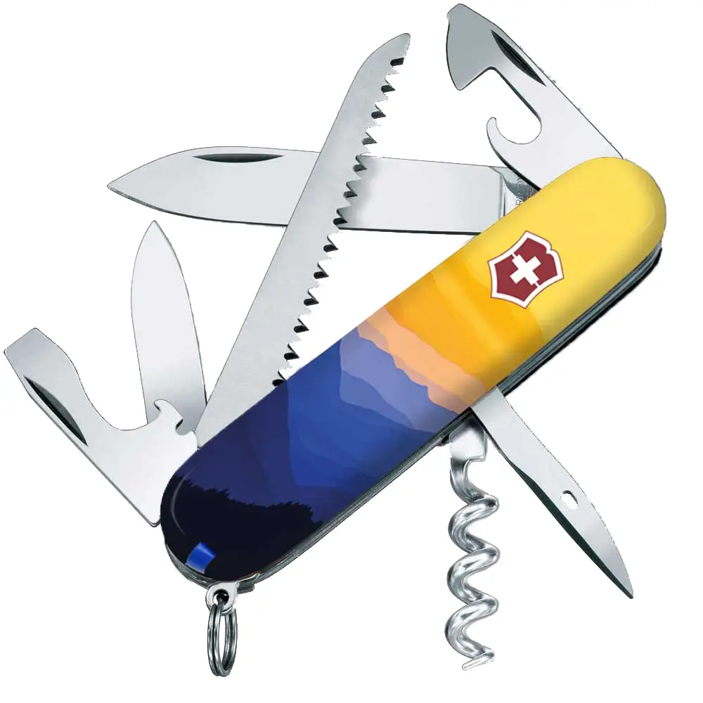 Нож Victorinox Camper Ukraine. Горный пейзаж