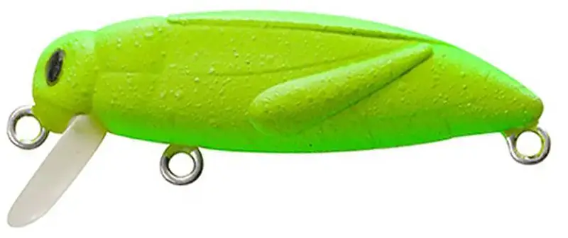 Воблер Tackle House Elfin Cricket K-3 37F 37mm 2.0g 3D Matte Green
