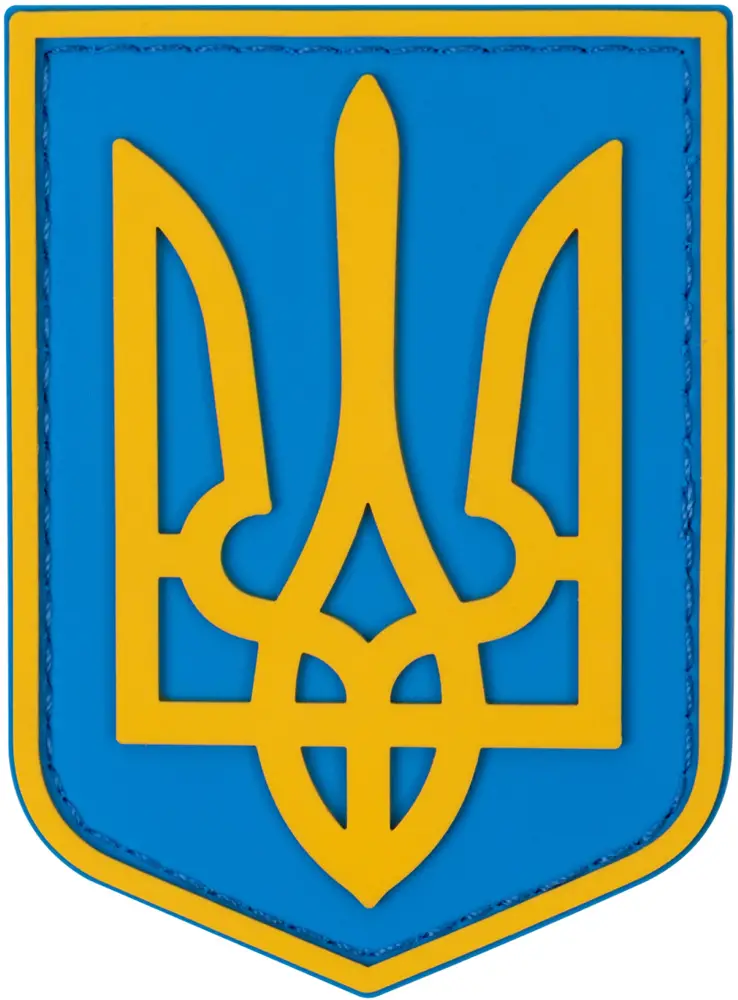 Патч Brand Element Герб желто-голубой