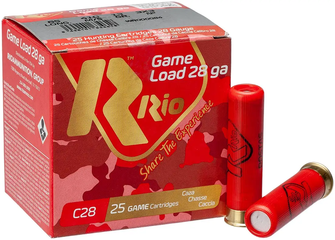 Патрон RIO Load Game кал. 28/65 дріб 3х3