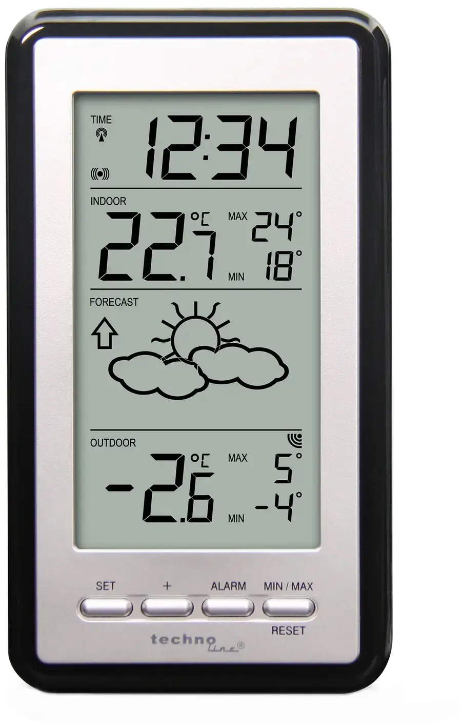 Метеостанція Technoline WS9130 Silver Black