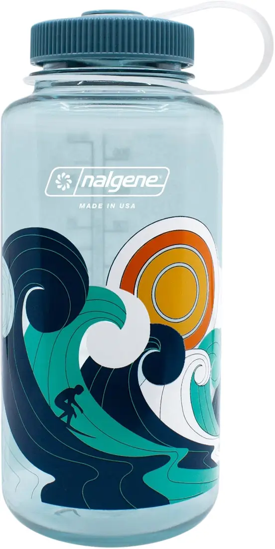 Пляшка Nalgene Wide Mouth Retro 1 Seafoam