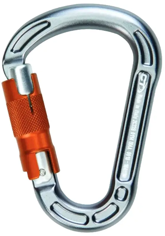 Карабін Climbing Technology CONCEPT WG Twist Lock Grey/Orange