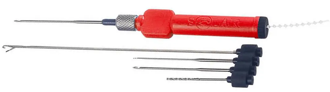 Набор игл Solar Boilie Needle Plus- 5 Tools In 1 Red