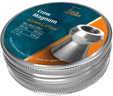 Пули пневматические H&N Crow Magnum. Кал. 4.5 мм. Вес - 0.57 г. 500 шт/уп