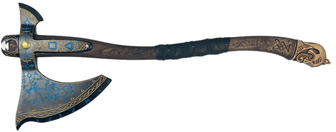 Сокира AncientSmithy Leviathan Kratos + Дерев’яний кейс з рунами