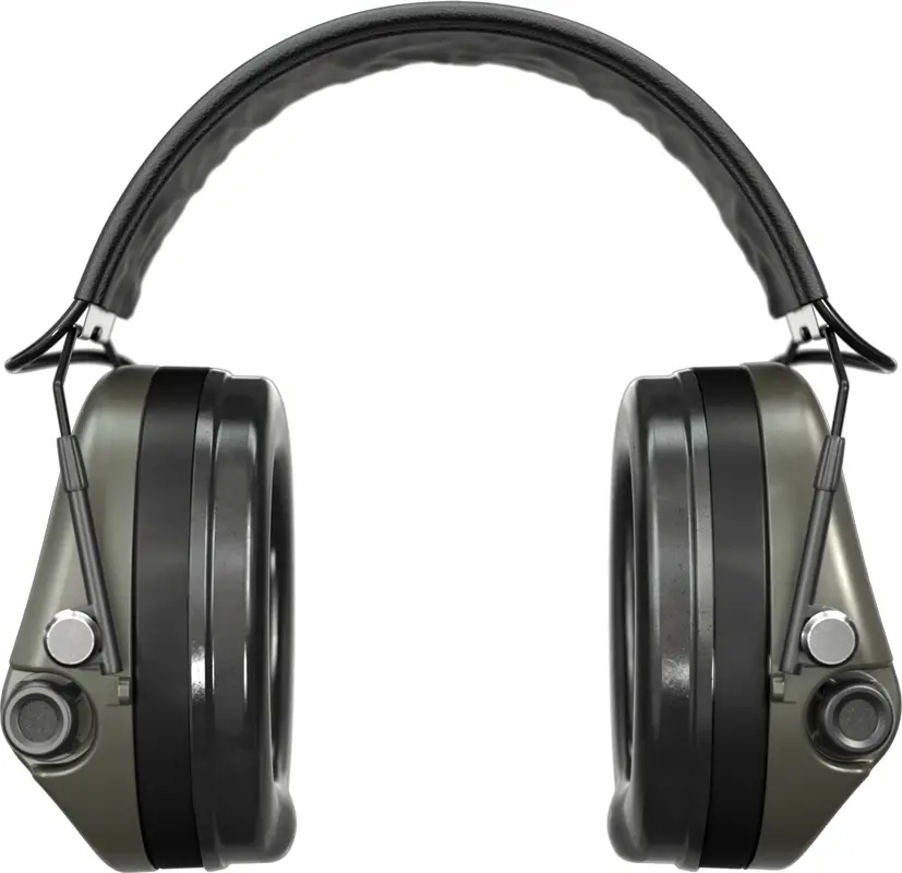Наушники активные Sordin Supreme MIL AUX SFA с верхним держателем. Green