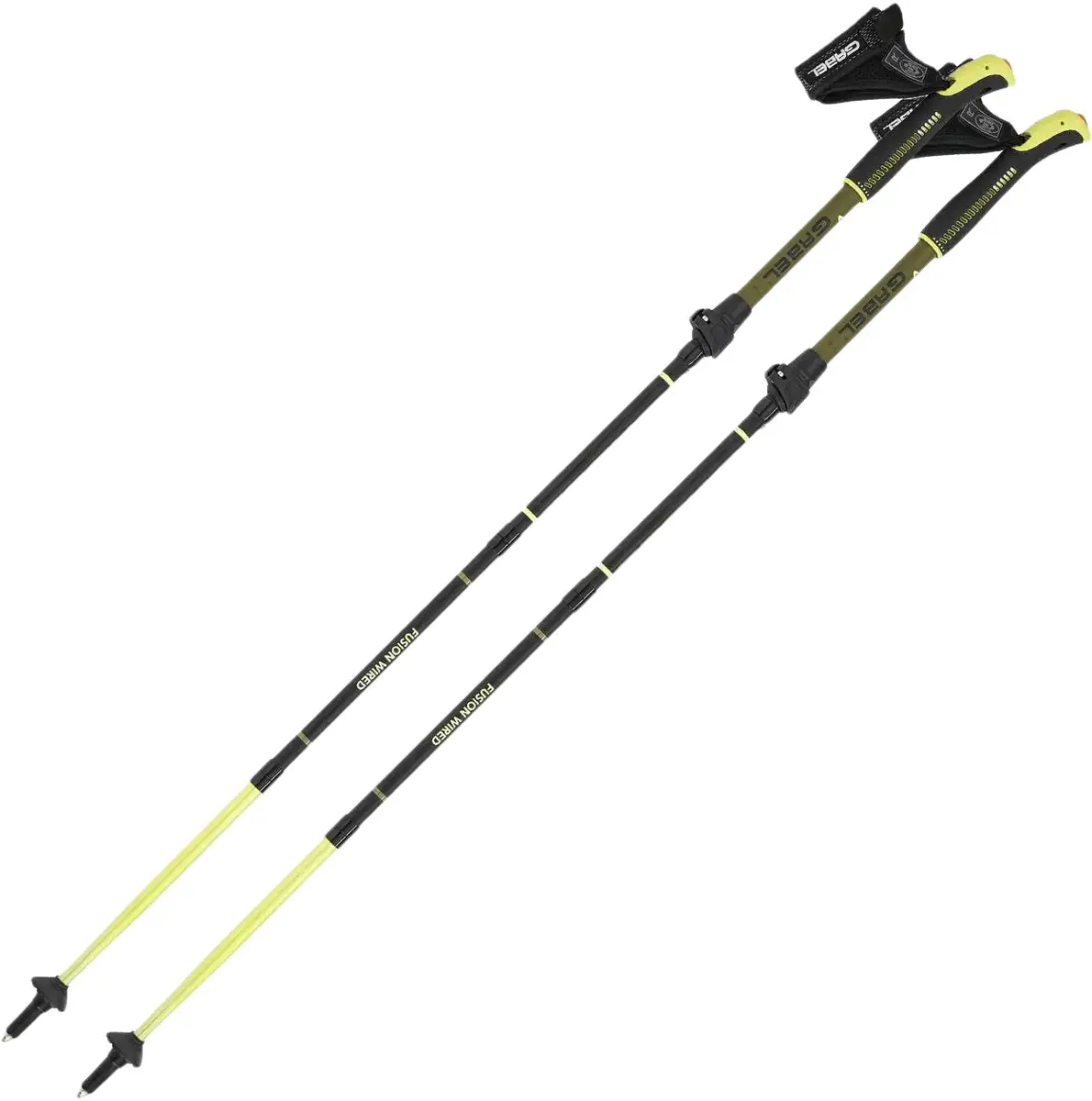 Палиці для скандинавської ходьби Gabel Fusion Wired Yellow