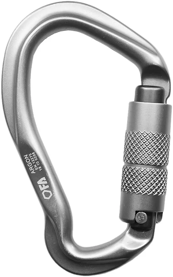 Карабін First Ascent Argon Grey