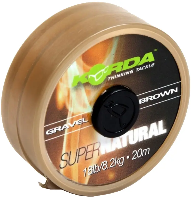 Поводковый материал Korda Super Natural 20m 25lb Gravel Brown