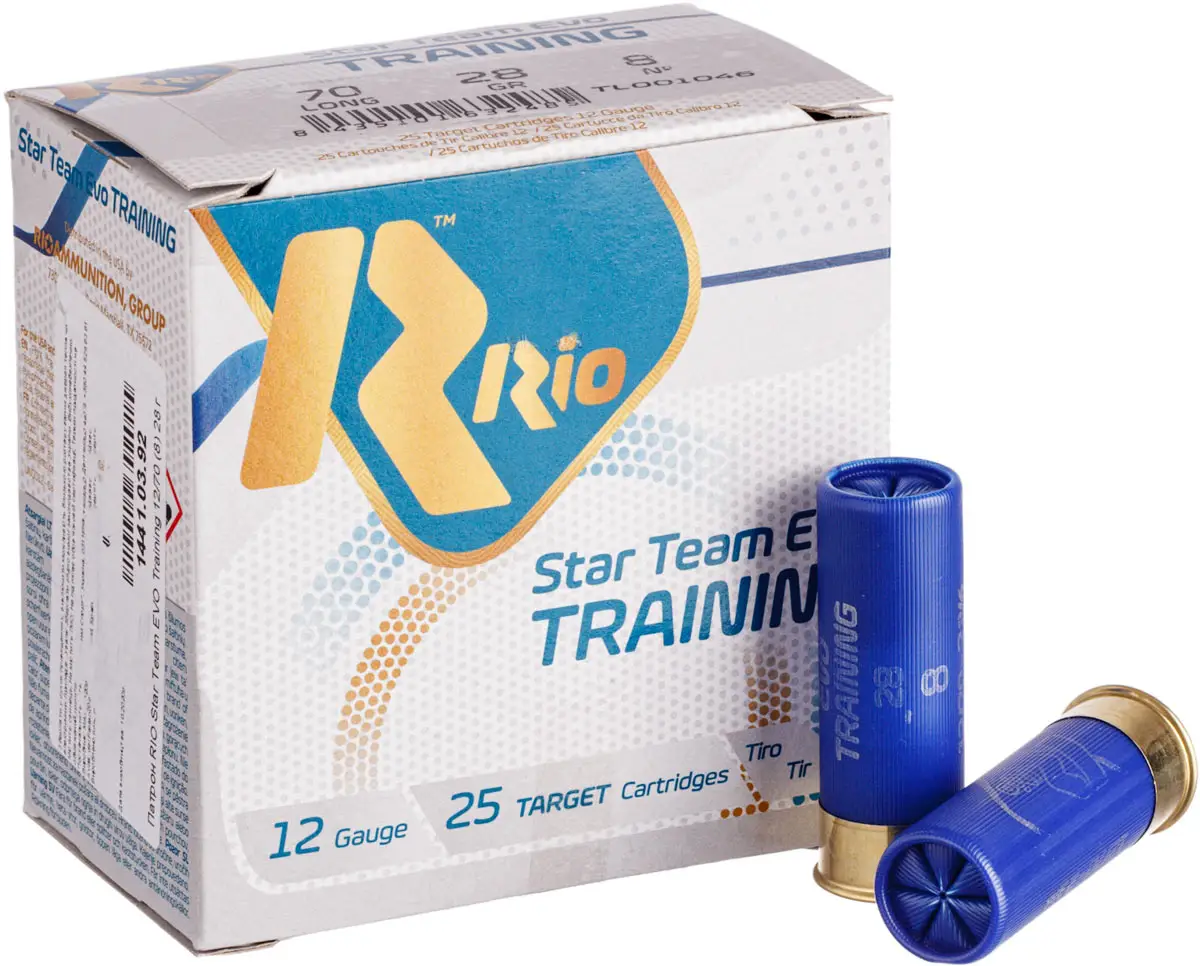 Патрон RIO Star Team EVO Training кал. 12/70 дріб № 8 (2,25 мм) наважка 28 г