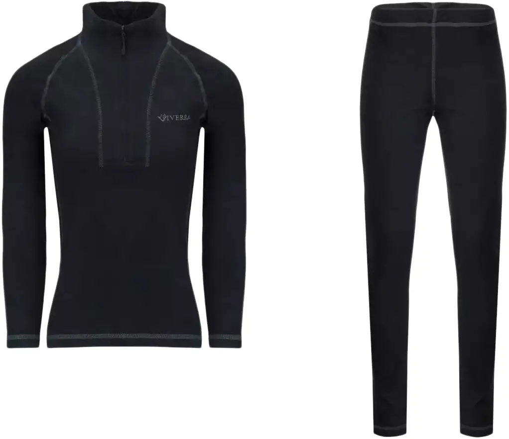 Термобелье Viverra Soft Warm ZIP Women’s L Black