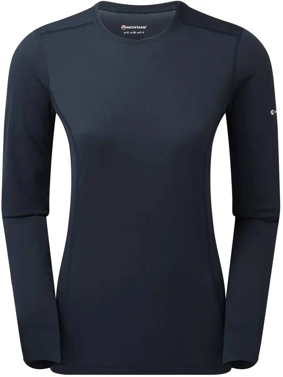 Термокофта Montane Female Dart Lite Long Sleeve T-Shirt XS/8/36 Eclipse Blue
