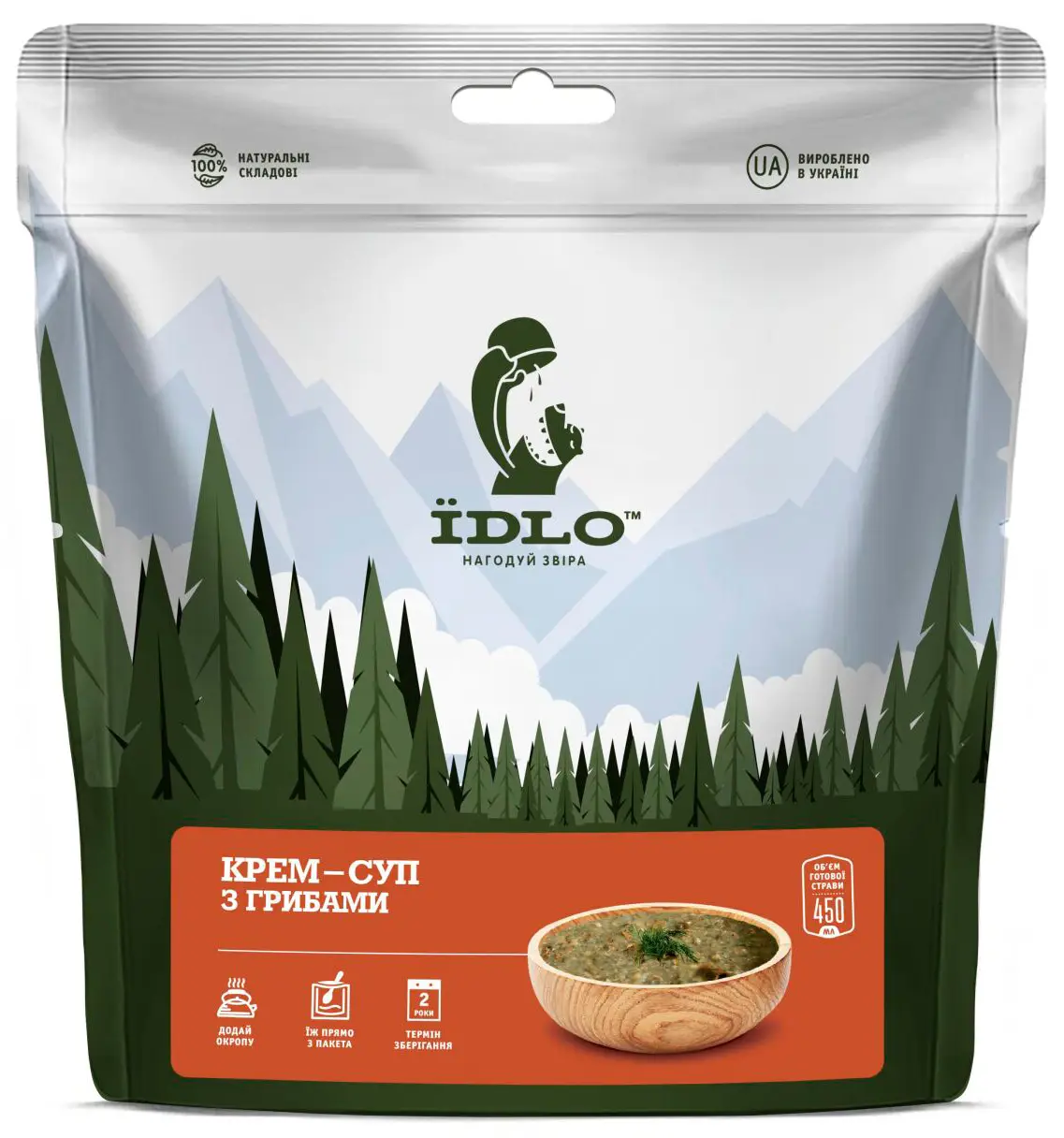 Суп ЇDLO з грибами 55 г